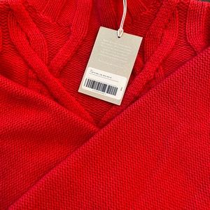 NWT Red Alpaca Everlane turtleneck sweater